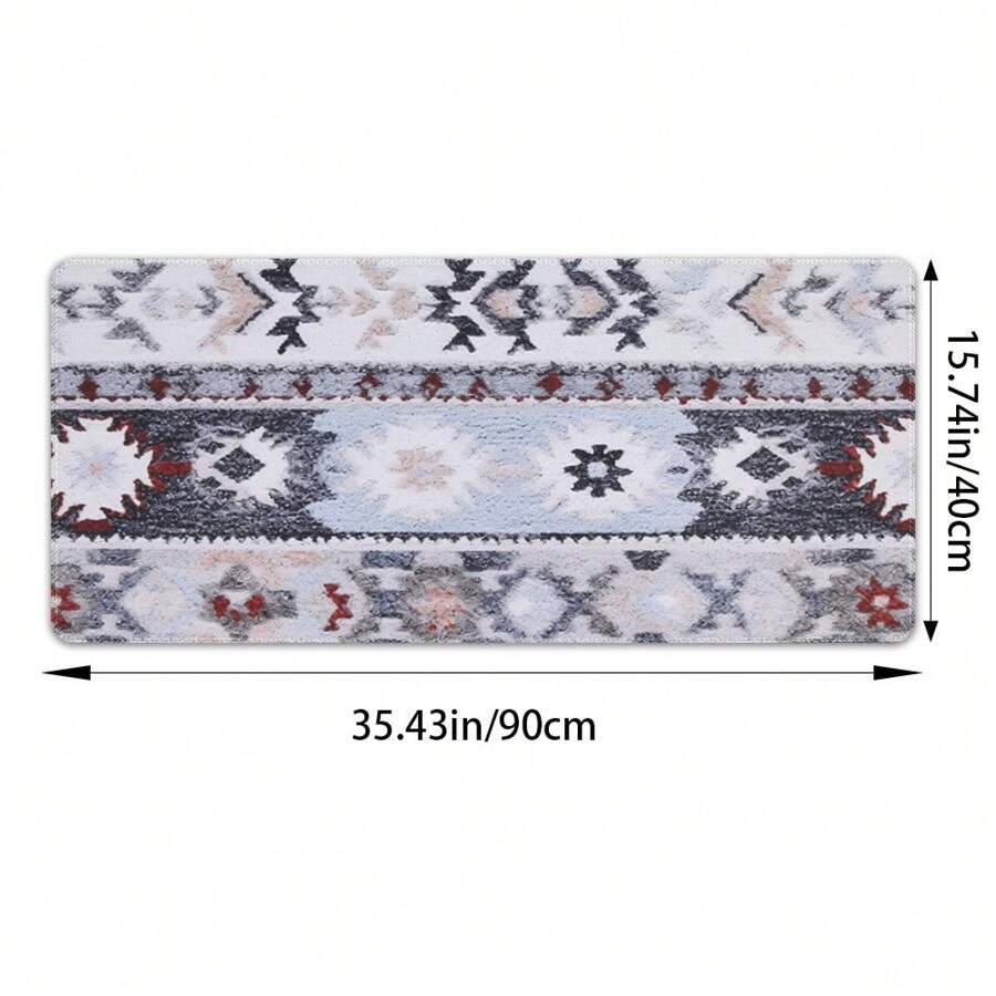 1pc Large Style Geometric Pattern Computer/Laptop Office Gaming Mouse Pad
