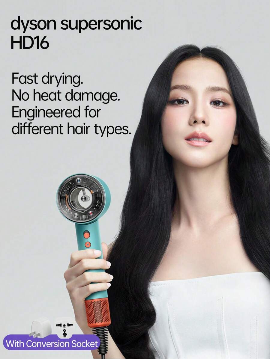 Dyson Supersonic HD16 Ionic Technology,Smart Scalp Protect Mode,Standby Mode,Intelligent Identification Of Accessories