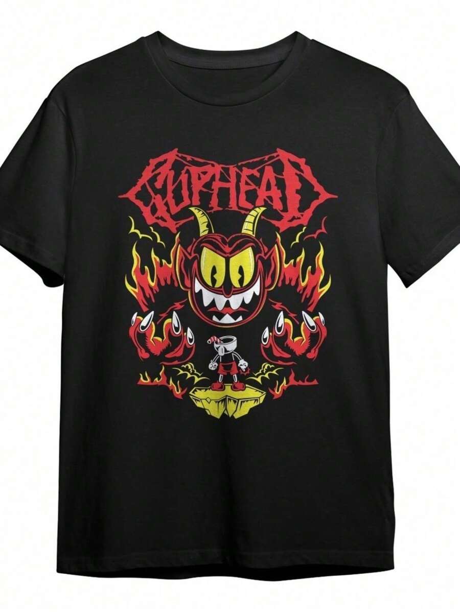 Camiseta "C u p h e a d" 100% Algodão Lançamento Envio Varias Cores!! PLUS SIZE