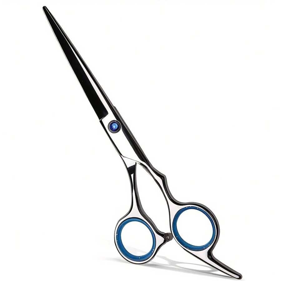 KIM JONG YI Hair Cutting Scissors Shears Professional Barber 6.5 Inch Hairdressing Regular Scissor Salon Razor Edge Hair Cutting Shear Japanese Stainless Steel With Detachable Finger Inserts, Hair Tools, Hair Products And Accessories For Barber Salon Beauty Travel Essentials