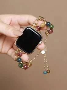 Colored Stone-gold Chain