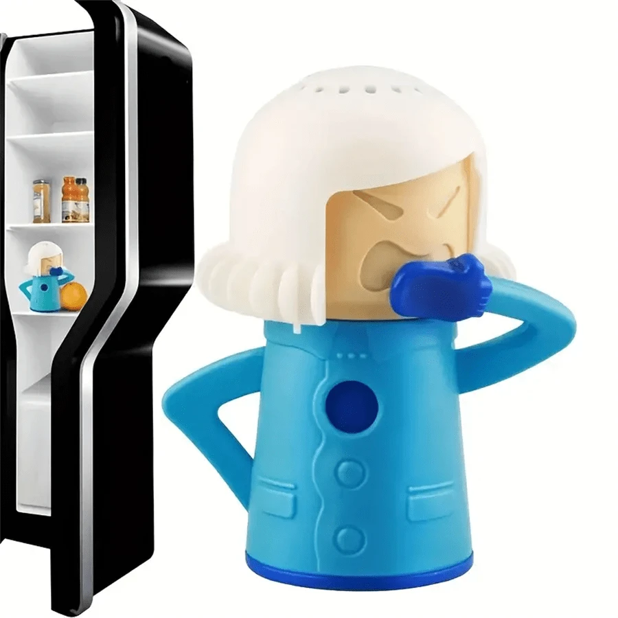 1 pieza Desodorante de refrigerador, Eliminador de olor de desodorante de refrigerador, Limpiador de refrigerador Eliminador de ambientador de olor de congelador, Purificador de aire de bicarbonato de sodio reutilizable