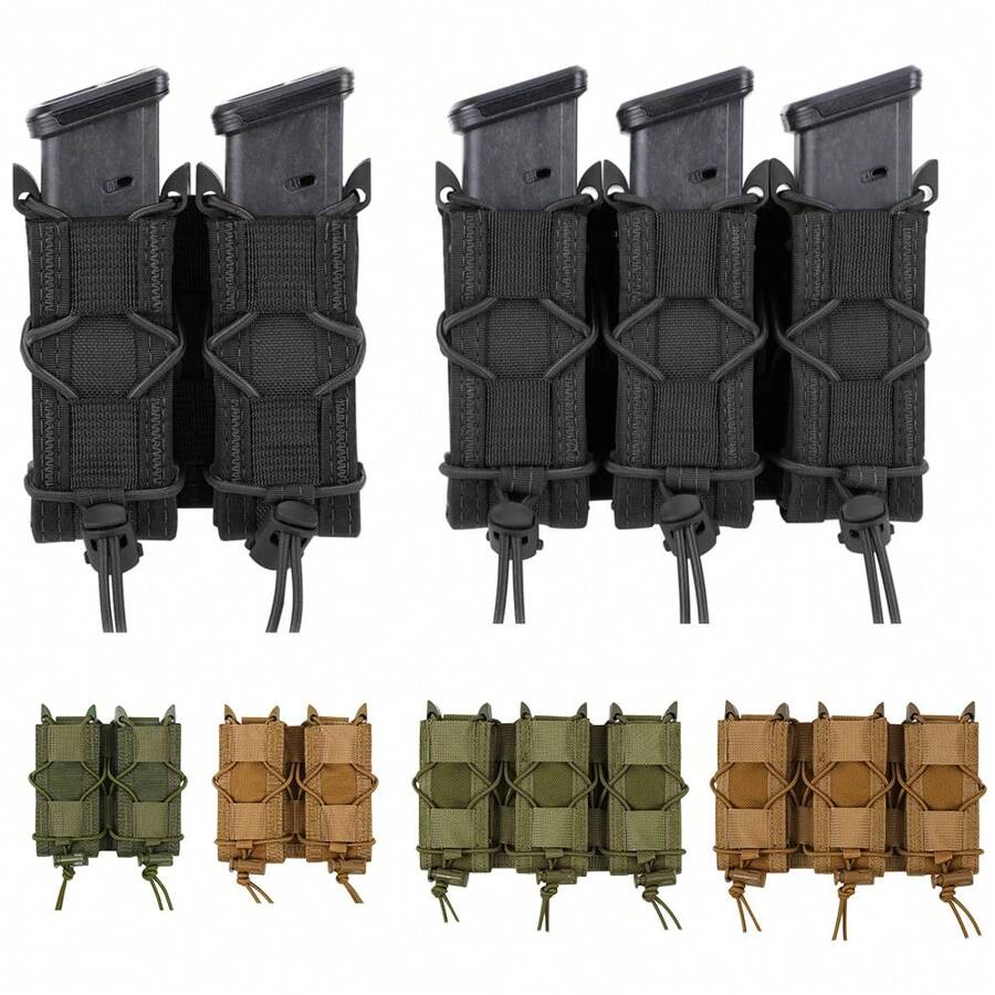 Hunting Molle Pistol Mag Pouch Double/Triplet Stack Magazine For 9mm/.40 Calibers 45acp S&W M&P, Sig 226/229, And Springfield 1911 Commute Bag For School Graduation Gifts For Books Freshman Multi-Functional Dorm University School Bag High School Practical Gifts For Men Vacation Funny Gifts Travel Christmas Holiday Thanksgiving Chest Bag For Men Side Bags For Men Satchel Bag Leather Bag Hobo Bag Hip Bag Black Bag Travel Essentials Holiday Essentials Fanny Pack Summer Summer Bag Springbreak Bag Pack Belt Bag Waist Bag School Supplies
