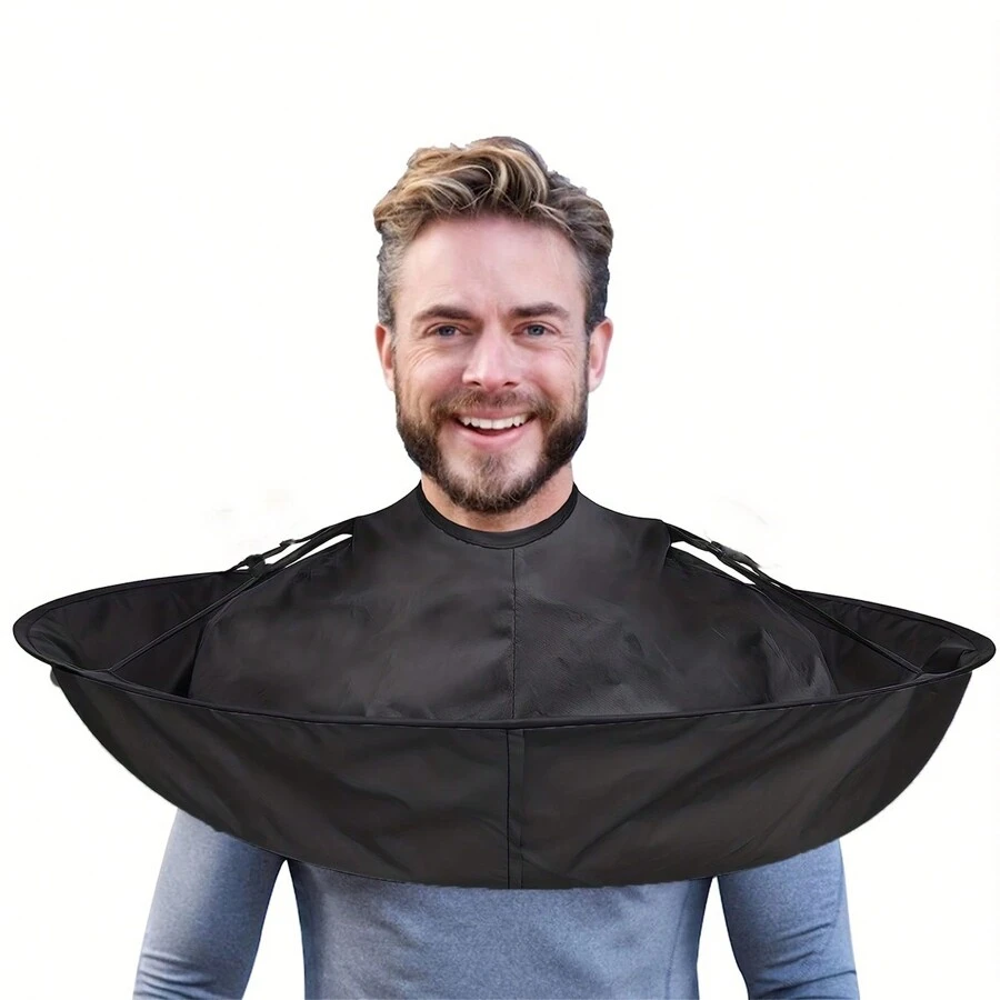 1 pièce Cape de coupe de cheveux DIY, Cape de coiffure parapluie, Cape de salon de coiffure, Cape de coupe de cheveux pliable - Noir, Outils capillaires, Produits capillaires et accessoires pour le salon de coiffure, Essentiels de beauté et de voyage, Retour à l'école, Essentiels de voyage et de vacances, Accessoires capillaires pour femmes