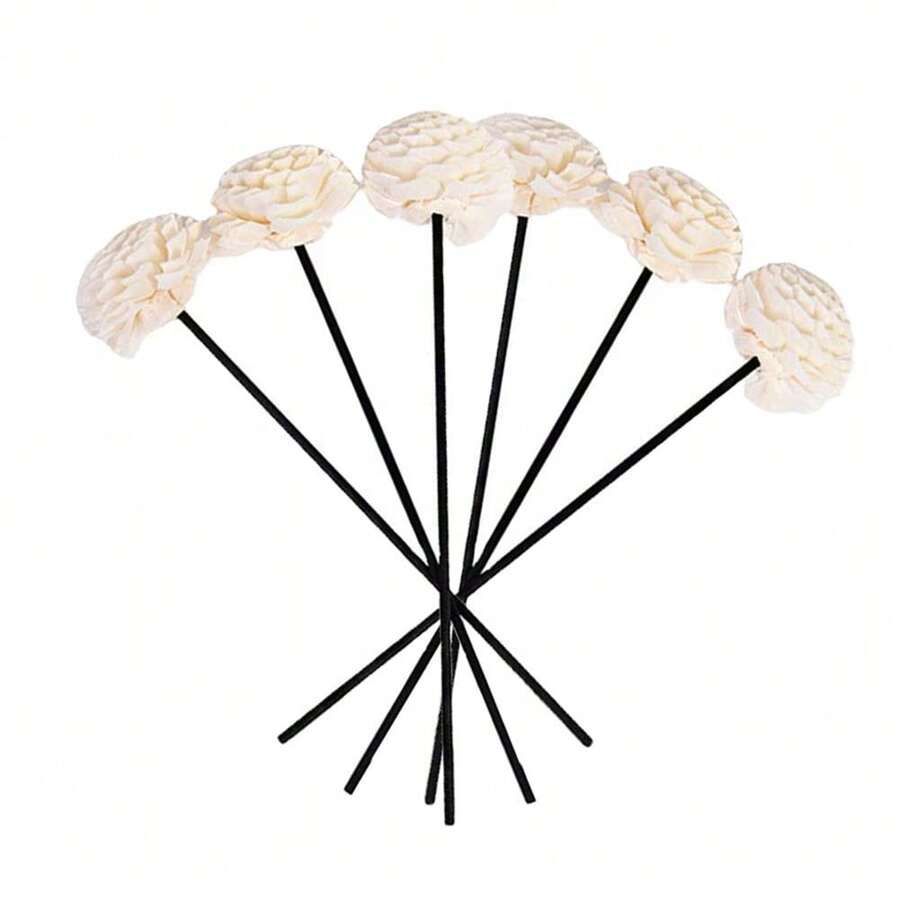 10pcs Flower Reed Diffuser Sticks Aromatic Diffuser Replacements And Refill Rattan Sticks Fragrance Accessories,Aromatherapy,House Freshener,Diffuser,Gift,Home Decor Gifts Birthday Graduation