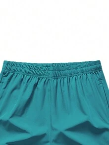 Ladies Casual Solid Color Ultra-Thin Breathable Fashion Sports Outdoor Running Exercise Coat Shorts 1-Piece Set Women Boxer Shorts