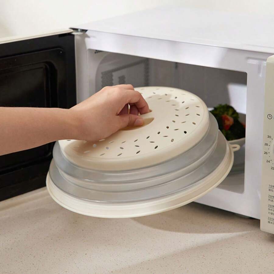 Microwave Splash Proof Cover, High-Temperature Resistant Food Heating And Oil Proof Cover, Multifunctional Folding Refrigerator Food Preservation Cover, Easy To Store