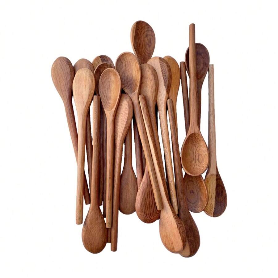 COLHER DE PAU KIT COM 5 UNIDADES
