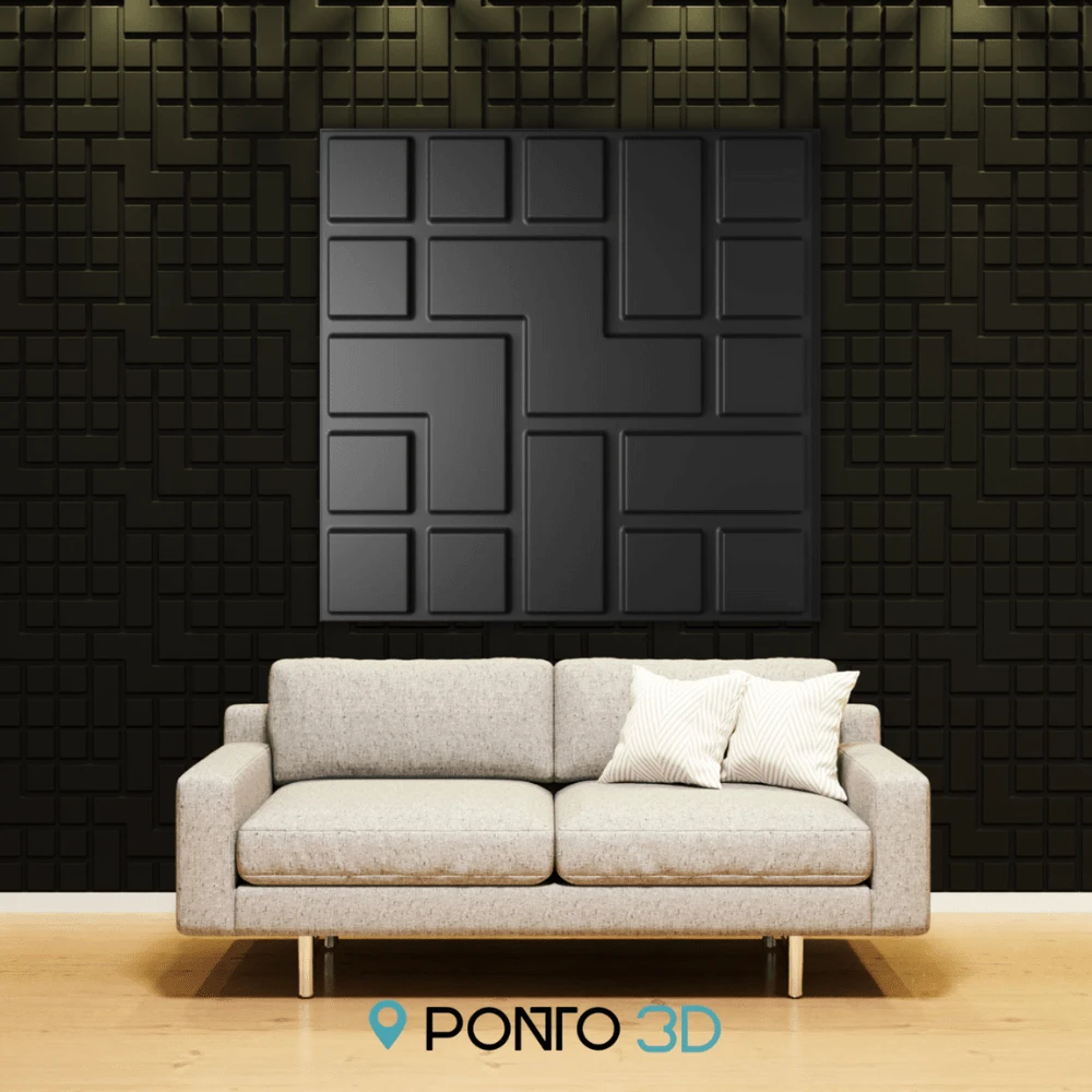 10 Placas 3D - Decoração para Parede - Modelo Berlin 30x30cm