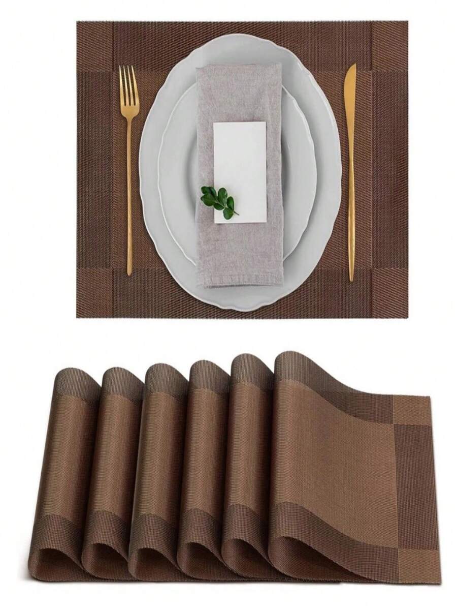 Kit 6 pçs Jogo Americano de Mesa