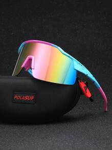 Matt Blue Gradient Pink Frame/rose Pink Genuine Coated Lens/rose Pink Rubber