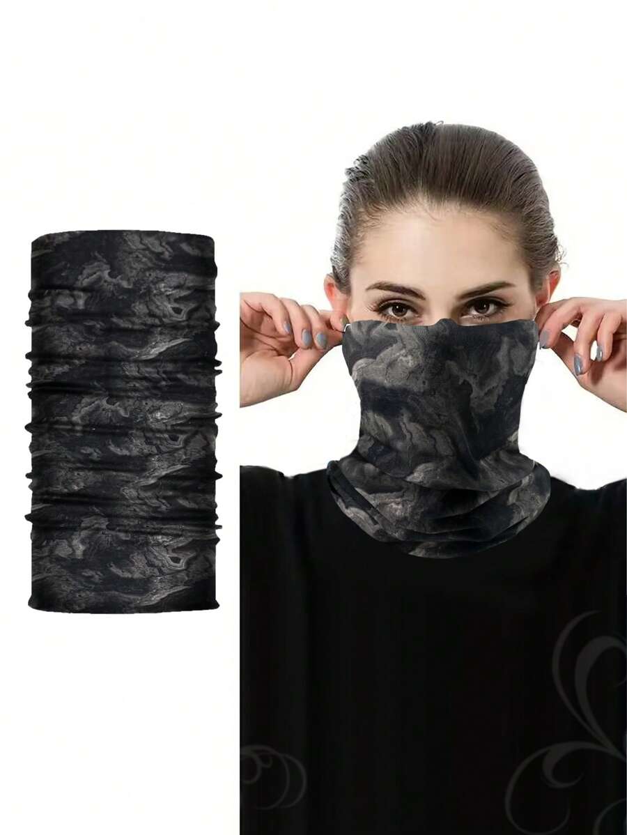Outdoor Sports Cycling Scarf Breathable Sunscreen Headscarf Magic Headband Scarf Cycling Mask Neck Cover For Men And Women,Suitable For Cycling,Riding Motorcycle And Skiing