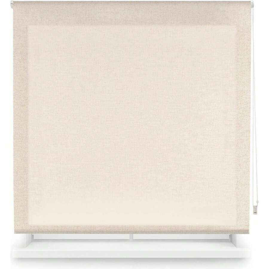 Ecommerc3 | Op maat gemaakt doorschijnend rolgordijn formaat 105x200 - Eenvoudige installatie Rolgordijn stof maat 102x195