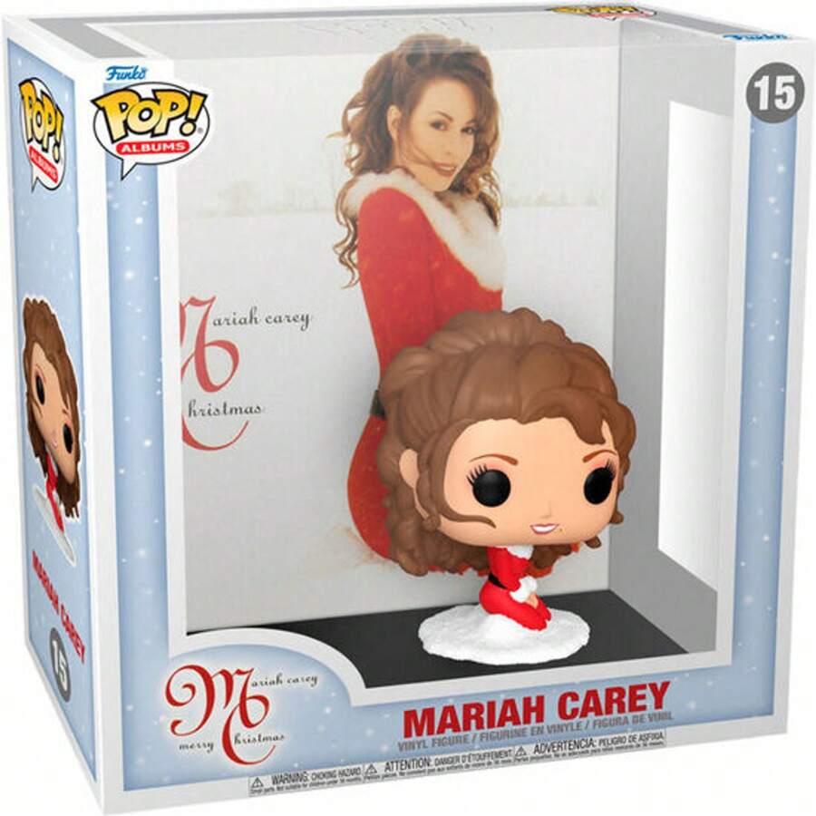 Funko POP ALBUMS MERRY CHRISTMAS MARIAH CAREY FIGUUR - Limited Edition verzamelobject Funko Pop - Funko Pop Gedetailleerd en realistisch ontwerp - Funko Pop Ideaal als cadeau - Funko Pop Grote verscheidenheid aan personages