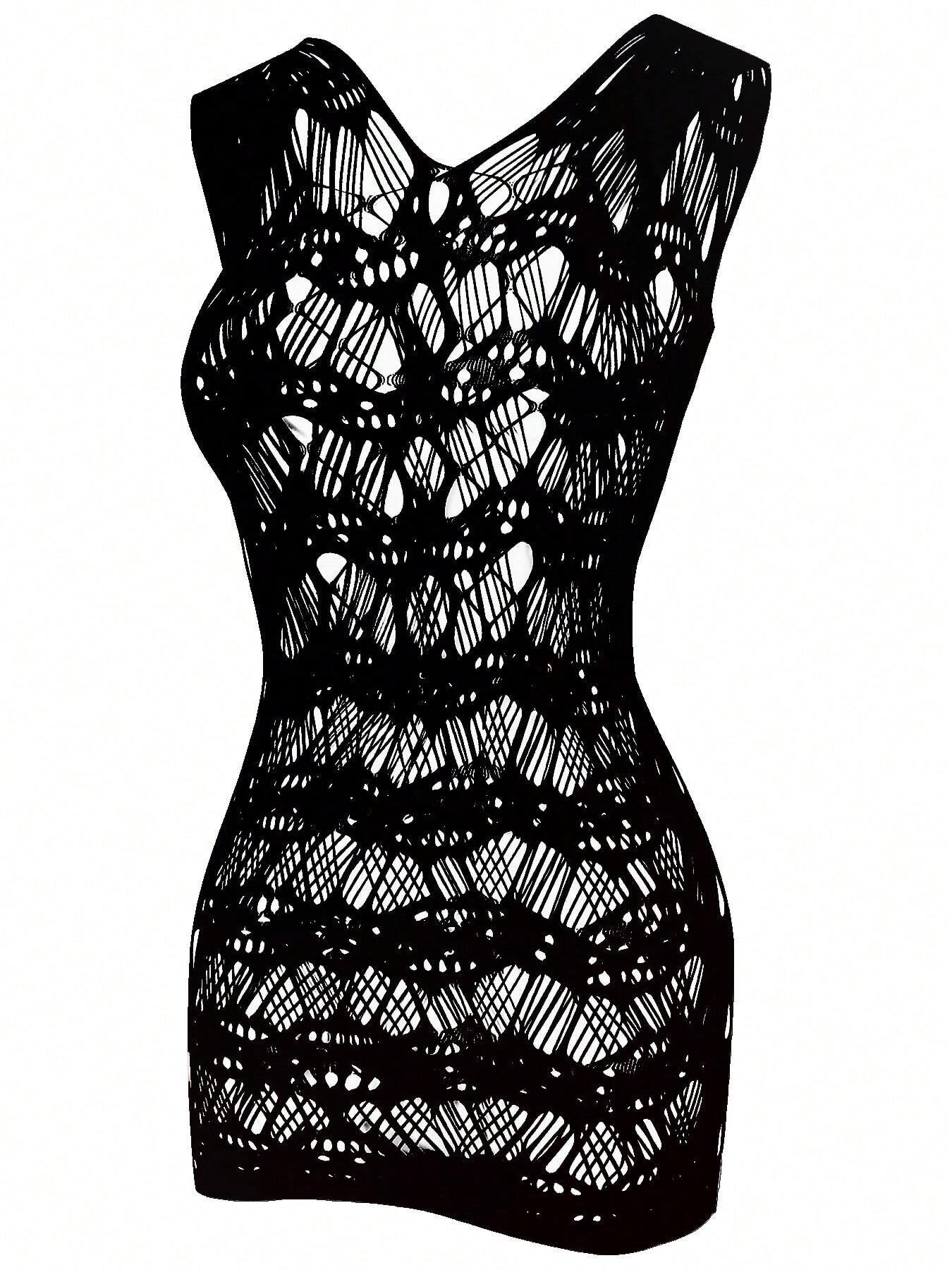 Can Be Torn By Hand Sexy Lingerie With Chest Leakage And Perspective Bikini Medium Sleeved