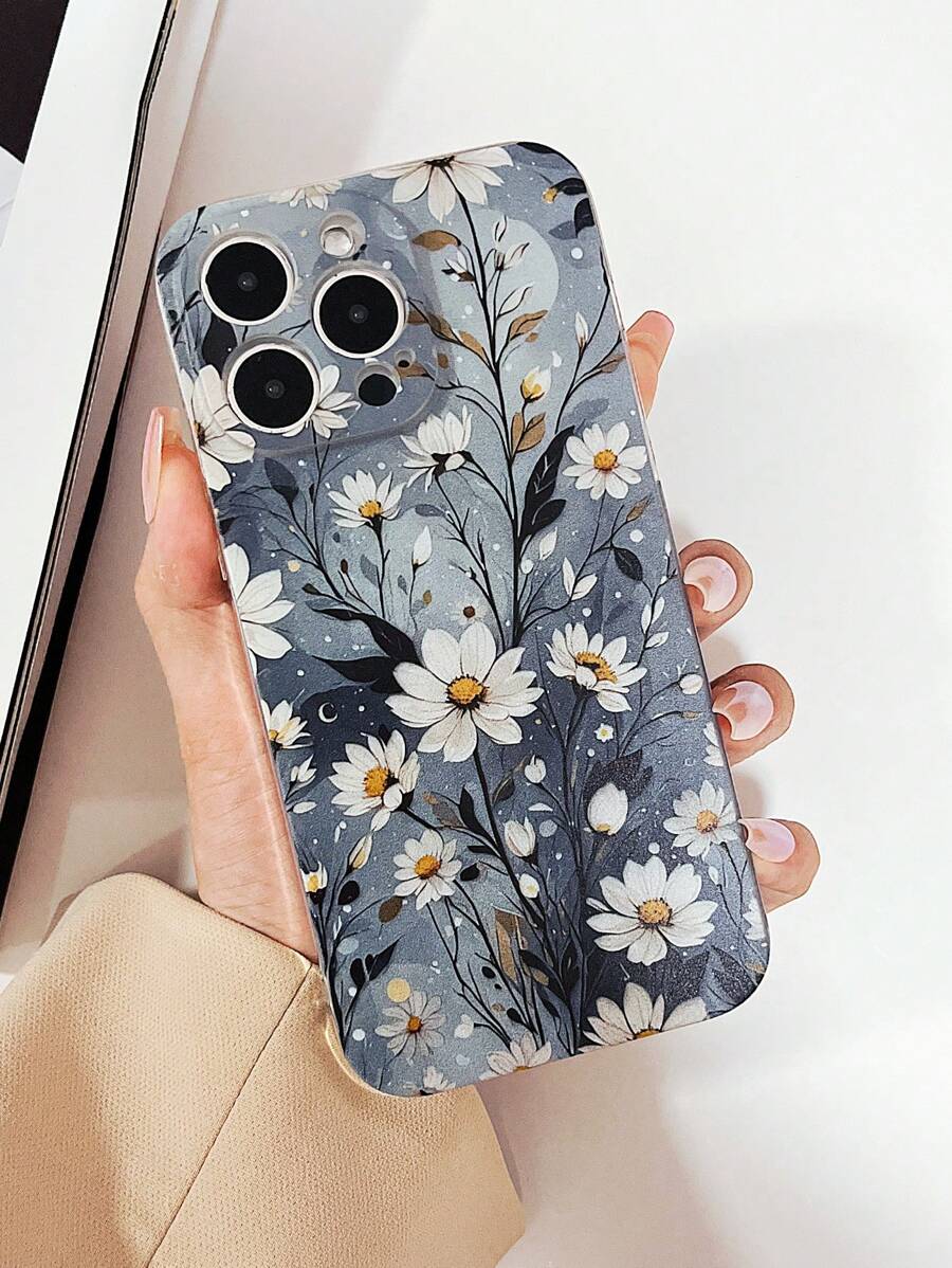 1 Stück minimalistisch gemustertes TPU Weich-Handyhülle, kompatibel mit Apple, Samsung, Xiaomi, Huawei, Pixel 6a 5G