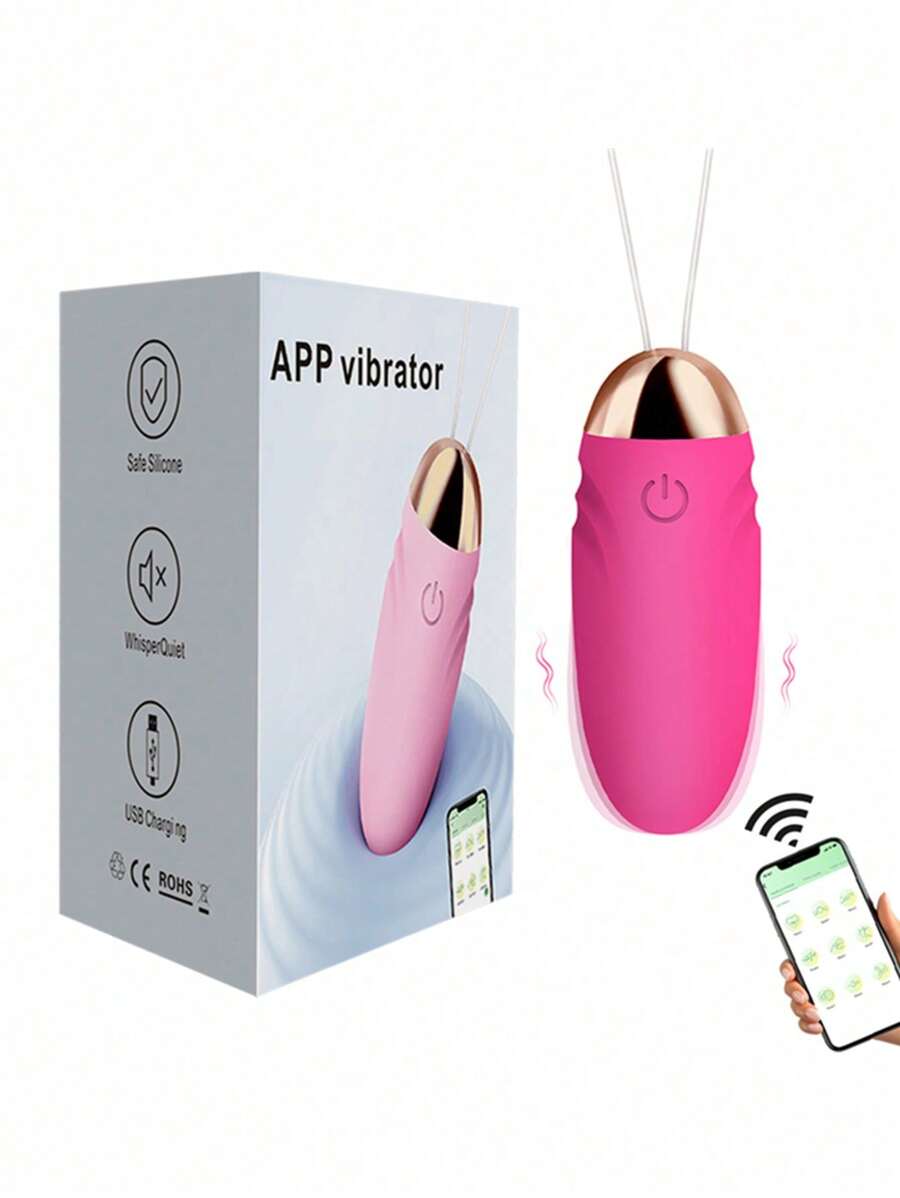Kabelloser APP Dildo Vibrator für Frauen, Klitoris Stimulator, G-Punkt Massagegerät, tragbares Vibrations-Ei, Sexspielzeug für Frauen, Erwachsene, Springende Ei Sextoys