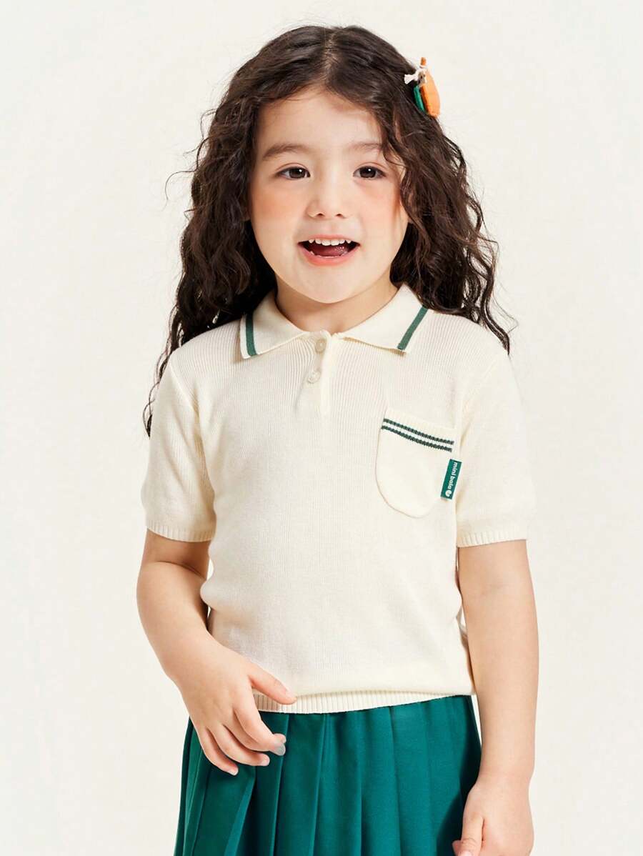 mini bala Camiseta feminina de verão com gola de malha macia