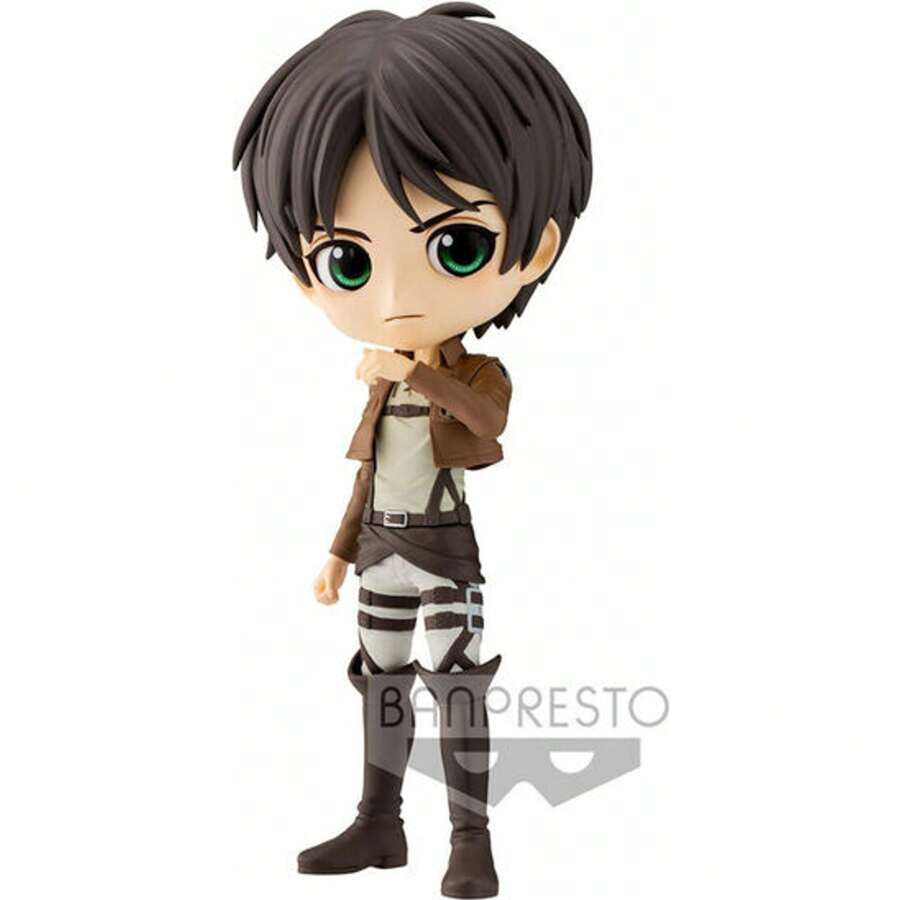 Banpresto | EREN YEAGER FIGUUR VER.B ATTACK ON TITAN Q POSKET 14CM - Hoge kwaliteit verzamelfiguur en nauwkeurige details - Ideaal verzamelfiguur voor fans en verzamelaars - Resistent en duurzaam verzamelfiguur - Limited Edition verzamelfiguur