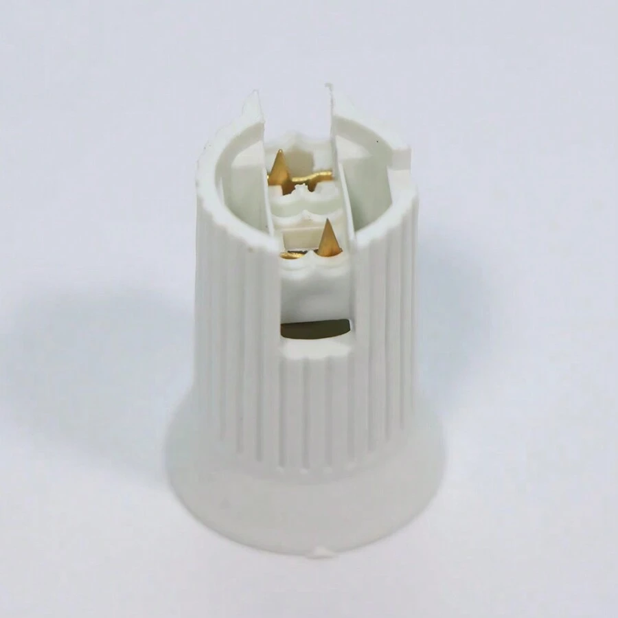 100PCS C7 E12 Replacement Bulb Sockets, C7 White Socket SPT-1 Christmas String Light Replacement Lamp Holder(E12, White)
