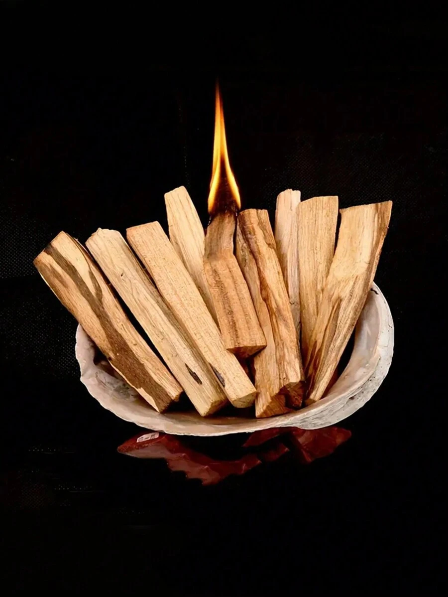 1pc/5pcs Palo Santo Incense Sticks - Natural Peruvian Holy Wood For Meditation, Space Cleansing & Calming,Aromatherapy,House Freshener,Diffuser,Gift,Home Decor