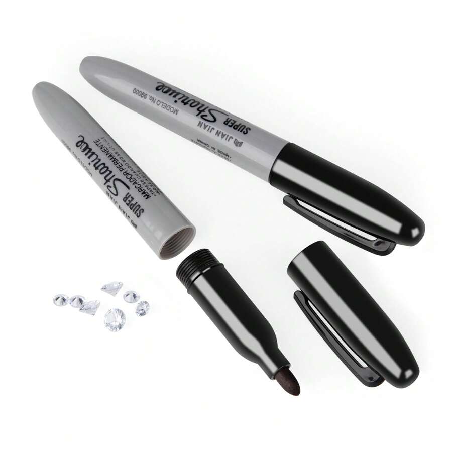 Durable Diversion Safe Marker Pen - Discreet Hidden Storage For Small Valuables - Perfect Fun Gift For Home & Dorm Decor, Plastic, Non-Waterproof - Pack Of 1