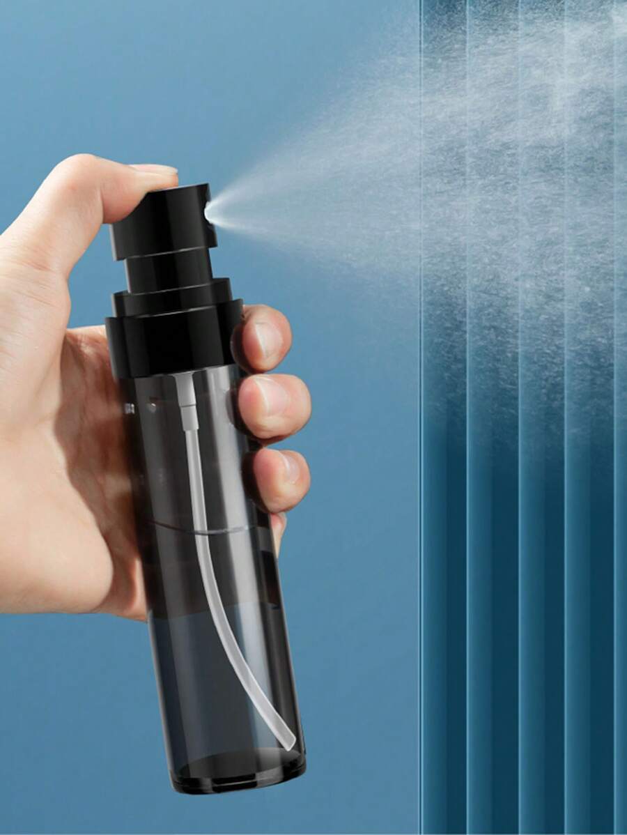 1 pieza Botella atomizadora recargable de 30ml/60ml/80ml/100ml/120ml con rociador fino de niebla nano para hidratación facial, desinfección de alcohol, mini rociador