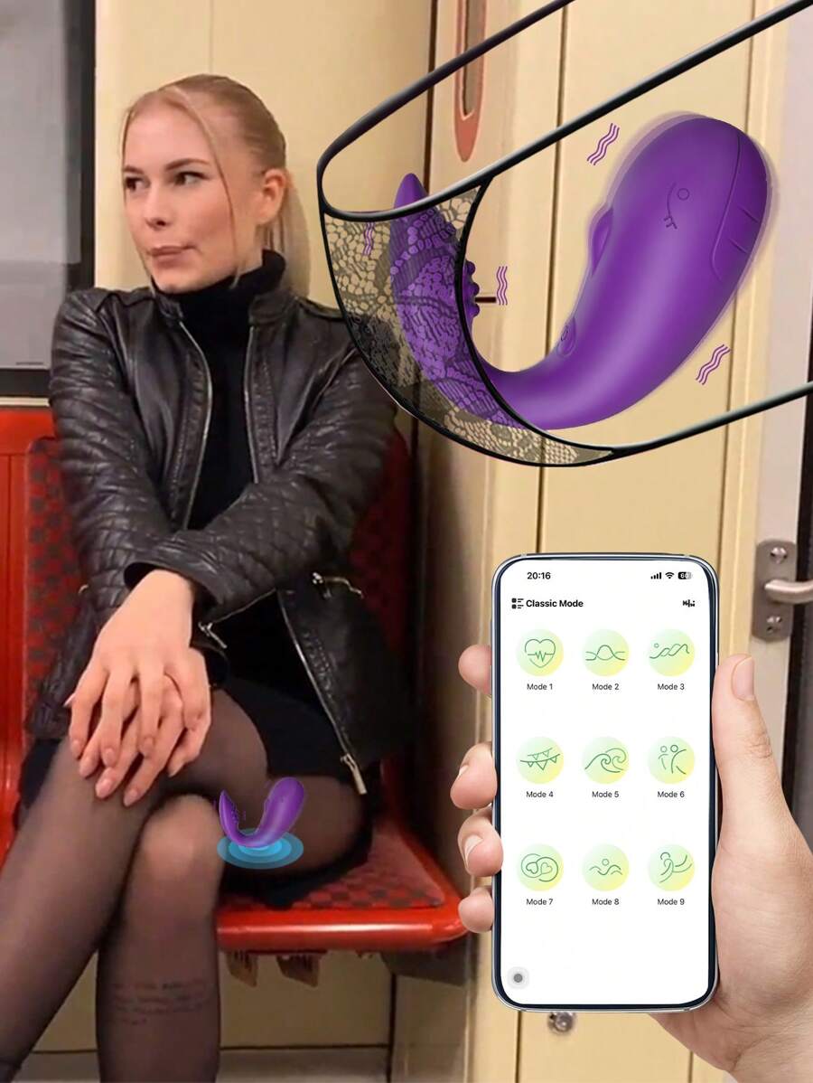 App-gesteuerter Jump-ei-, Tragbarer Höschen-, Weiblicher G-punkt--nippel-stimulator, Für Erwachsene Für Weibliche Paare, Vorspiel-flirtspielzeug, Sexuelles Wohlbefinden, Juguetes Sexuales