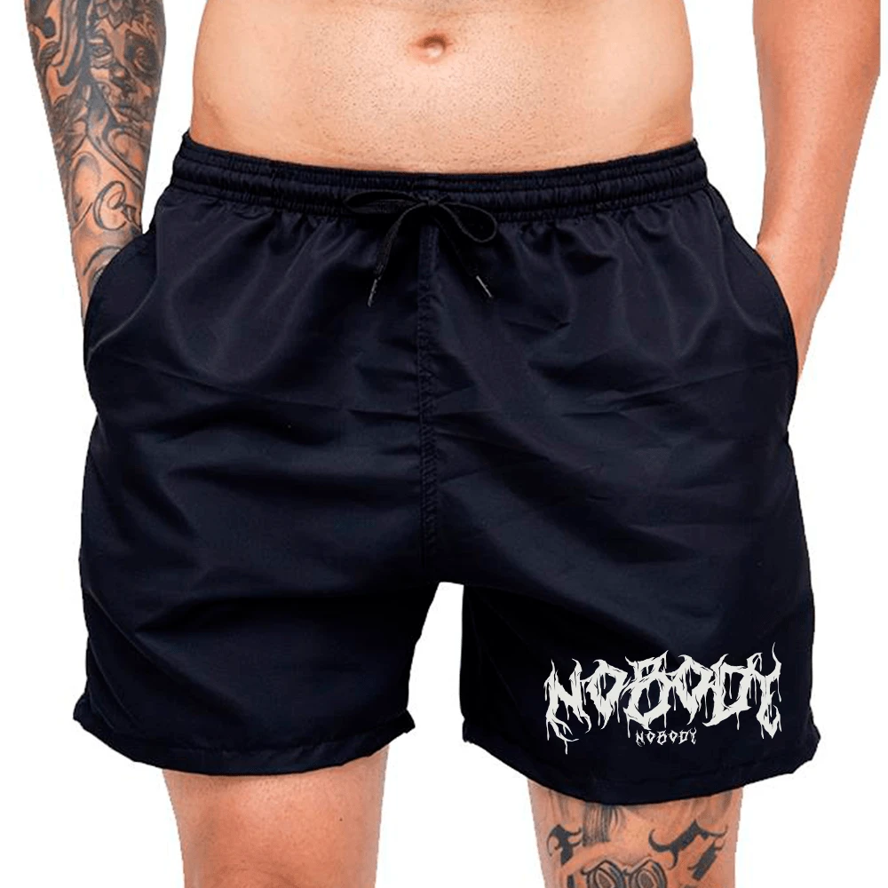 Bermuda Short Praia Nobody Masculino Mauricinho Academia Várias Cores Verão Estilo De Rua Streetwear