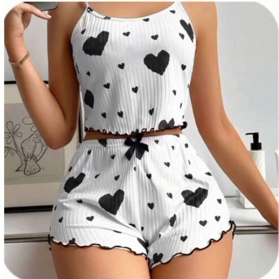 Pijama Baby Doll Elegância Blogueirinha Conjunto