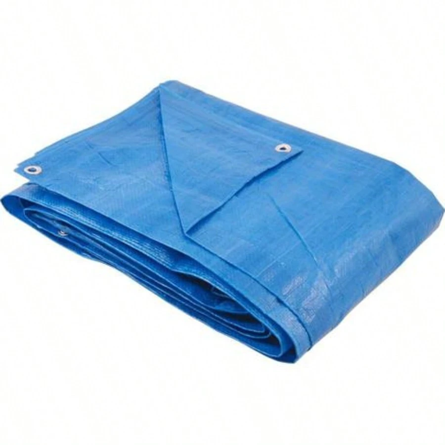 Lona Azul Impermeável Piscina Forro Cobertura 100 micras Proteção Chuvas 3x3 Metros