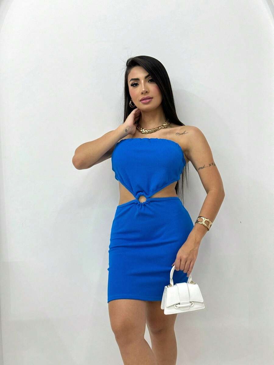 Vestido argola anarruga