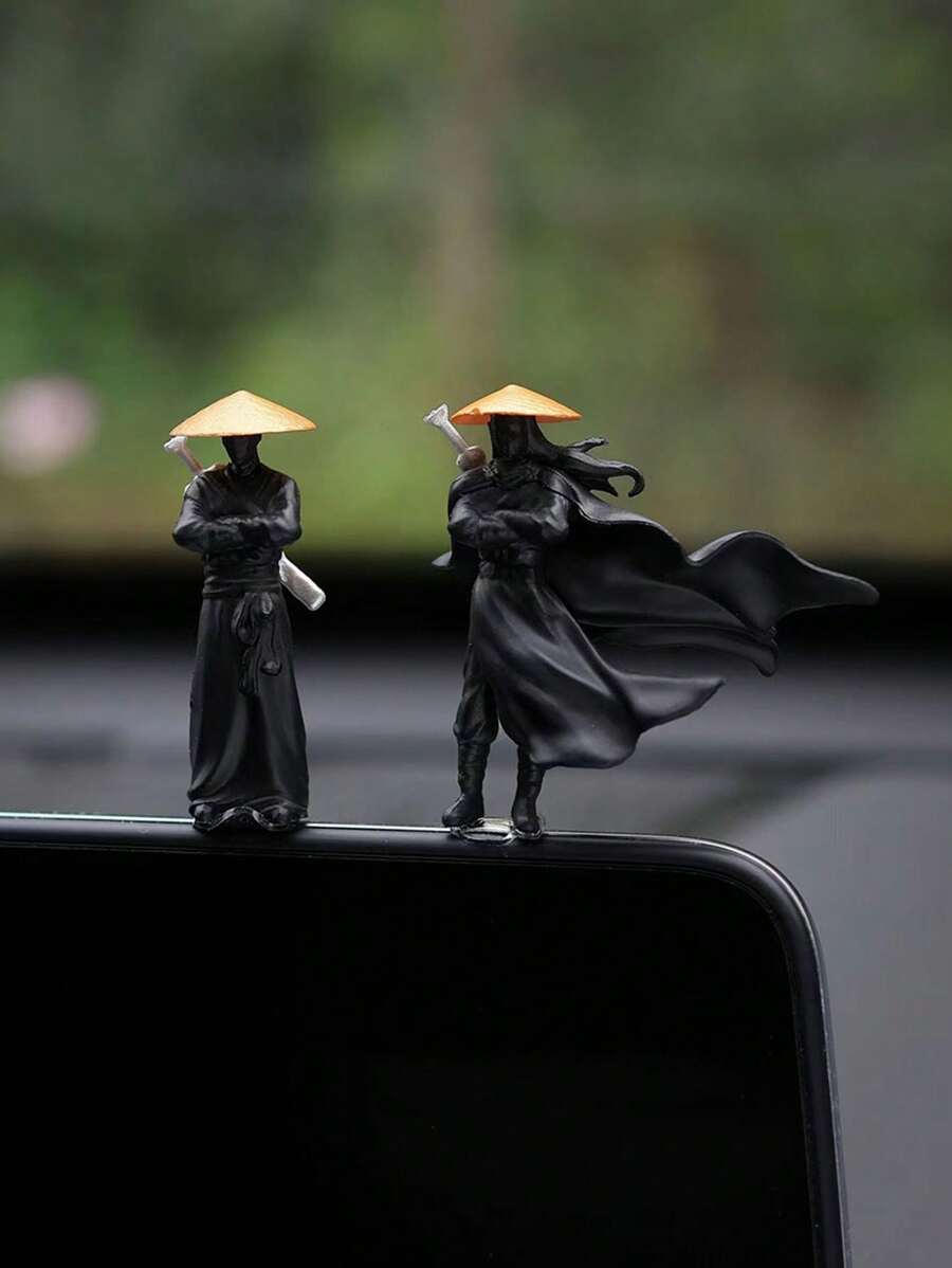 1pc Ancient Style Samurai Decoration Figurine For Computer, Desktop, Car, Home Best