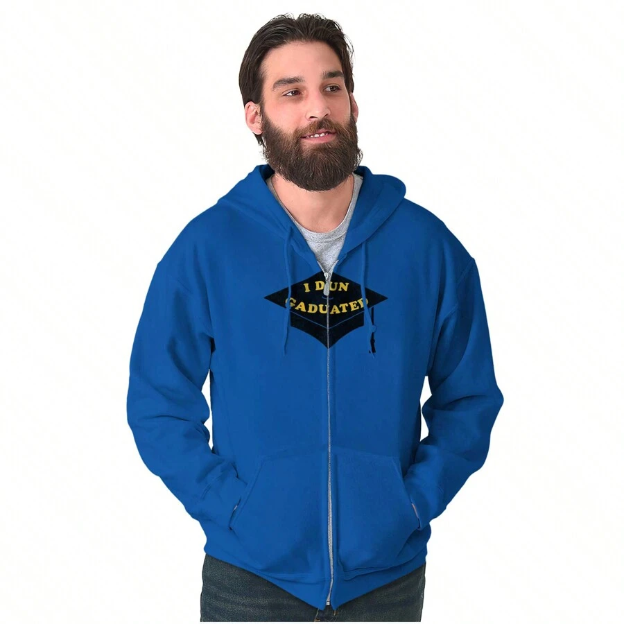 Funny Graduation I Done Graduated Zip Up Hoodie Mens Womens