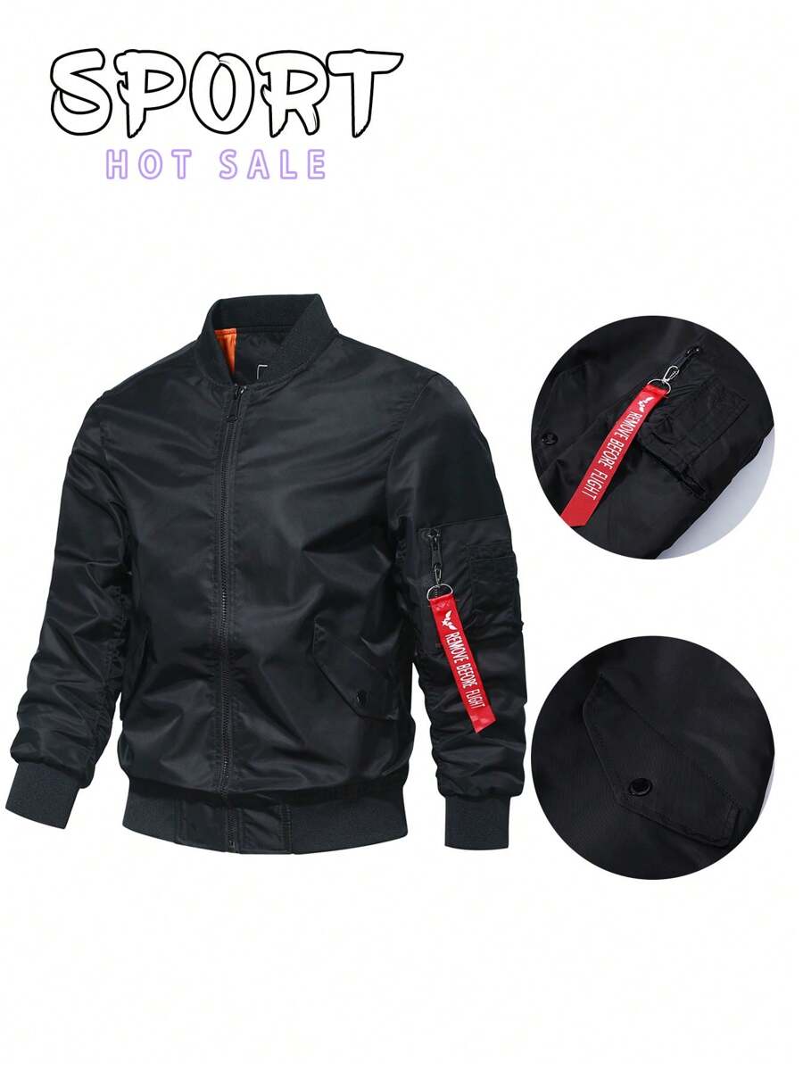 Nova jaqueta aviador vintage estilosa para homens, roupa de trabalho casual solta, outono