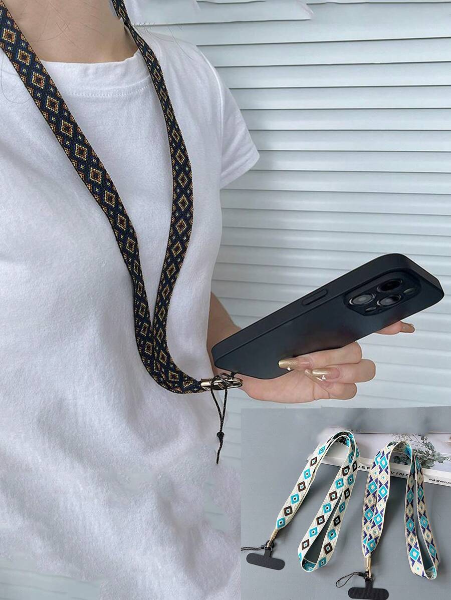 1pc Premium Mobile Phone Lanyard Strap With Adjustable Length And Anti-Drop Clip Gifts For Mother, Family, Friends, Birthday, Holiday Phone Charm, Phone Chain