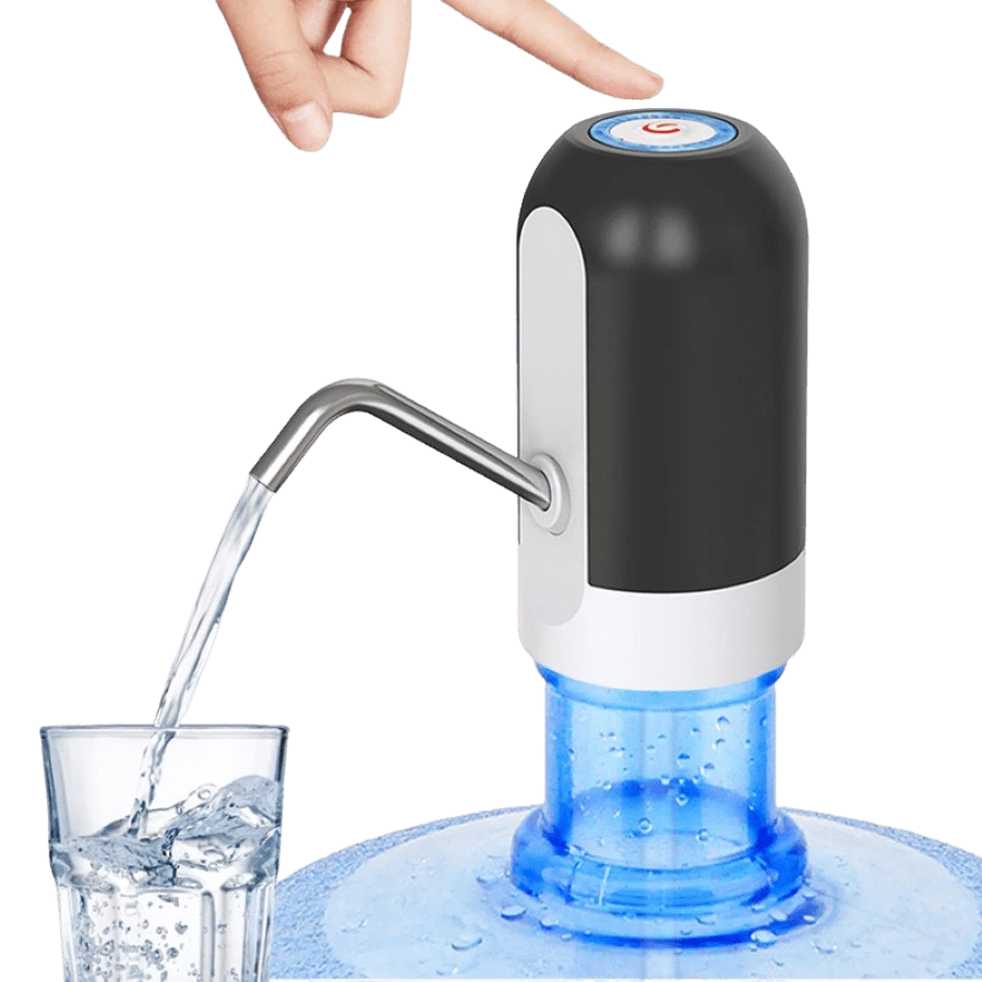 1pc Electric Water Bottle Dispenser, USB Rechargeable Automatic Water Pump, Fits 3-5 Gallon Water Bottles, Portable Drinking Bottle Dispenser For Home, Camping, Office Use