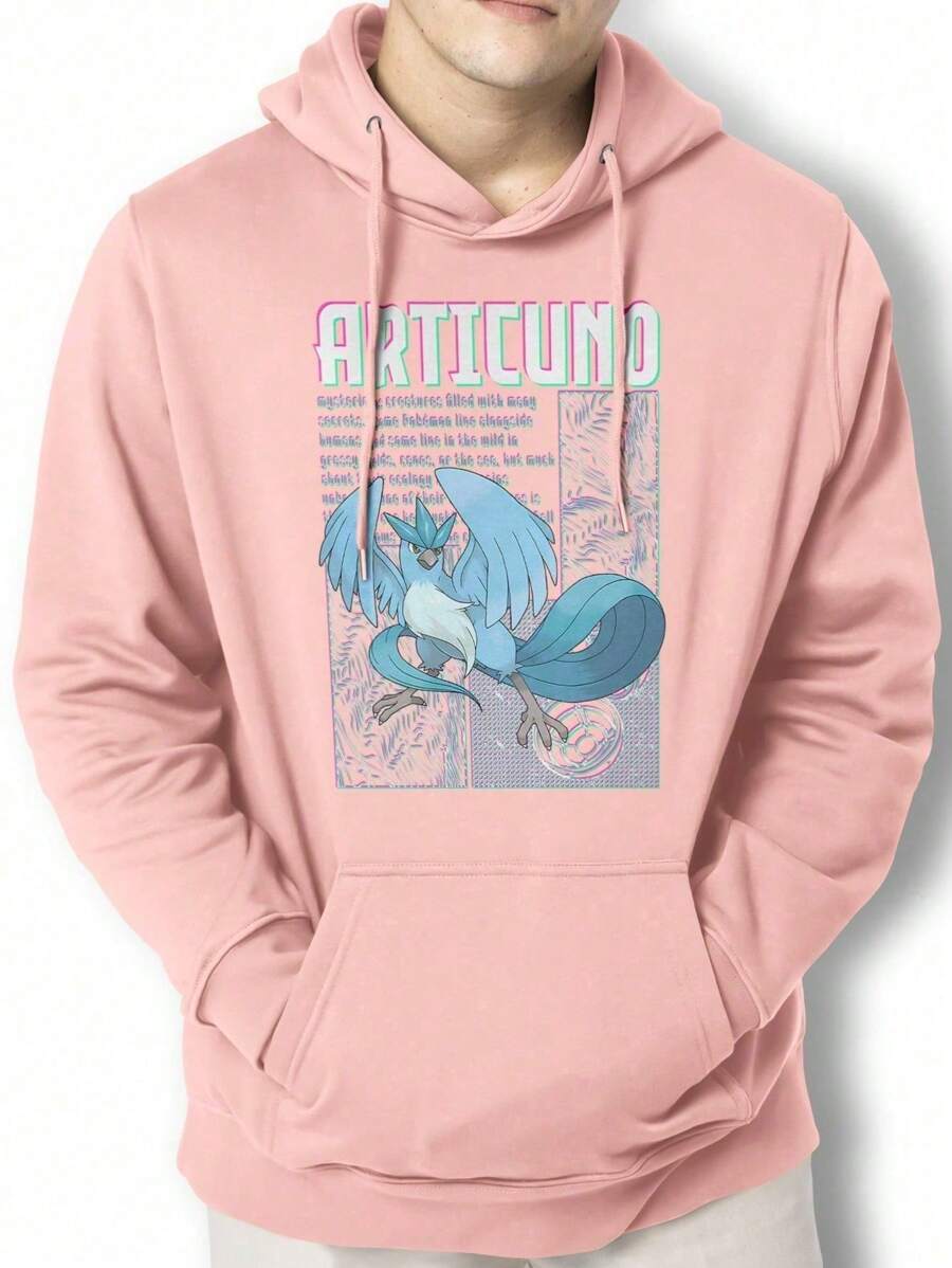 Moletom Casaco Pokedex Articuno Blusa Canguru IPJ1