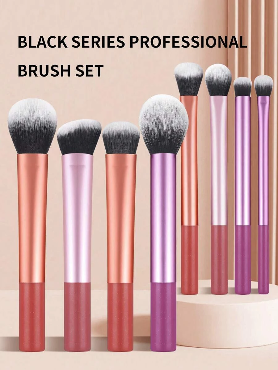 8st Set make-up kwasten Multifunctioneel Schoonheids artikelen Voor Snel Toepassing