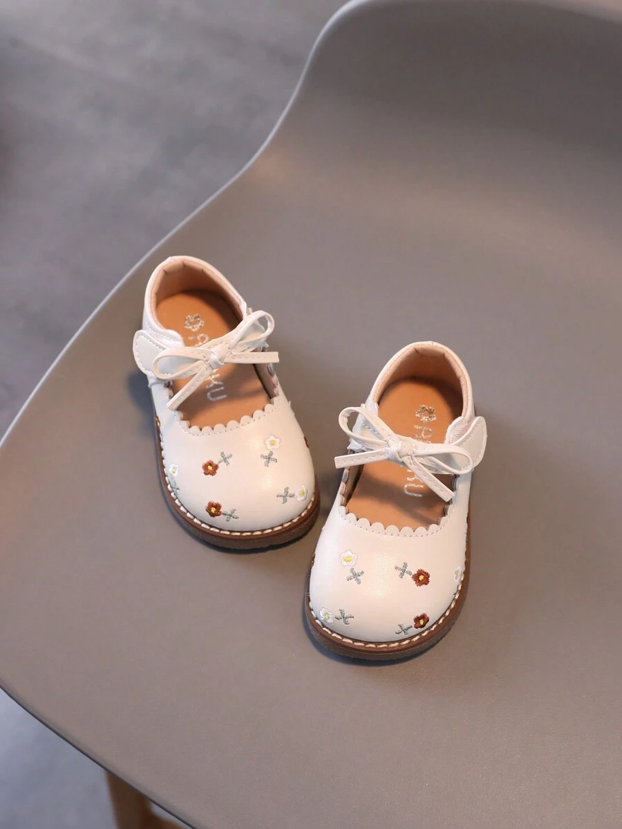 1 paire Chaussures pour tout-petits filles, nouveau Baskets de princesse mignon pour bébés avec nœud papillon et patchwork, léger et semelle souple, convient pour ramper, printemps et automne