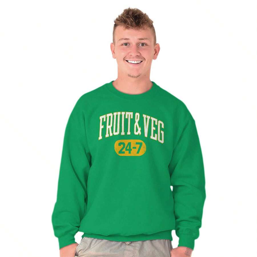 Fruit Veg Herbivore Vegetarian Sweatshirt