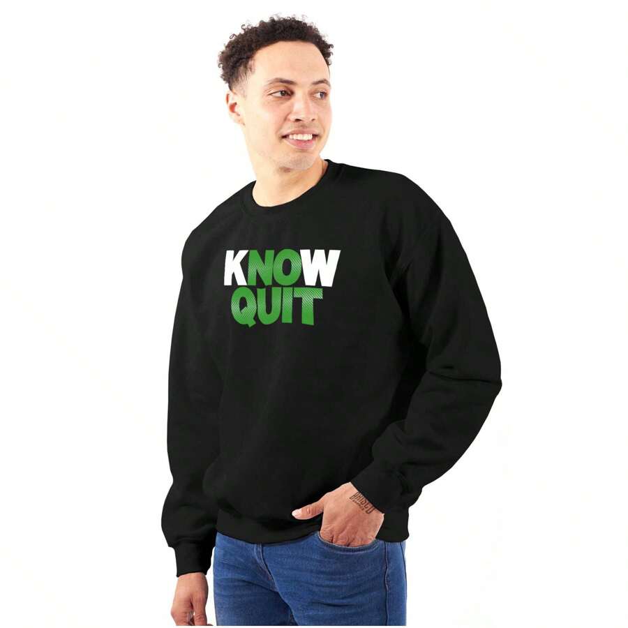 Know No Quit Motivation Gym Workout Sweatshirt