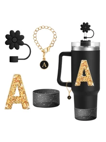 Black Flower Set