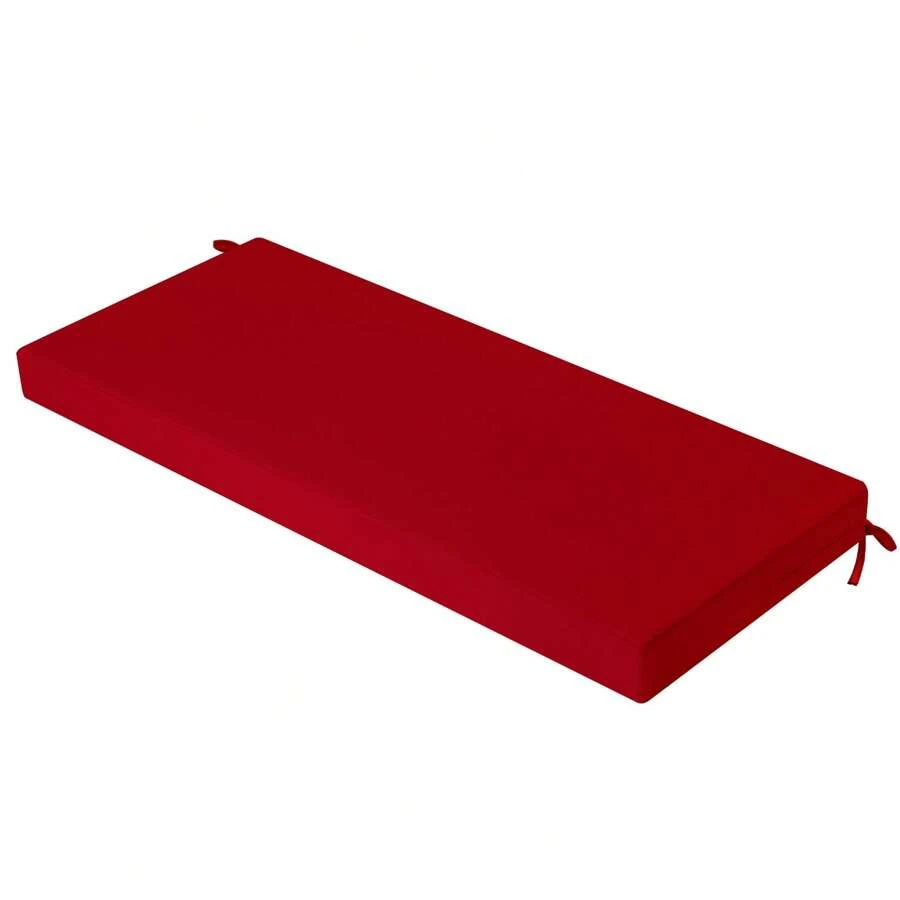 Idee-Home Outdoor Bench Cushion 42 Inch, Patio Bench Cushion Indoor, Patio Furniture Chair Pad, Porch Swing Cushion With Ties, Bay Window Seat Sofa Garden Replacement Loveseat Cushion