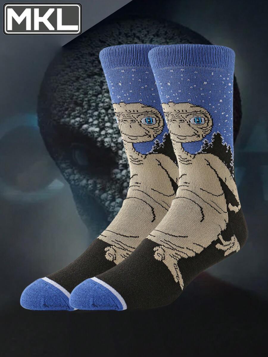 1Pair Men Women Tube Socks Street Style Fashion Skateboard Basketball Hip Hop Socks Designer Novelty Funny Happy Crazy Socks