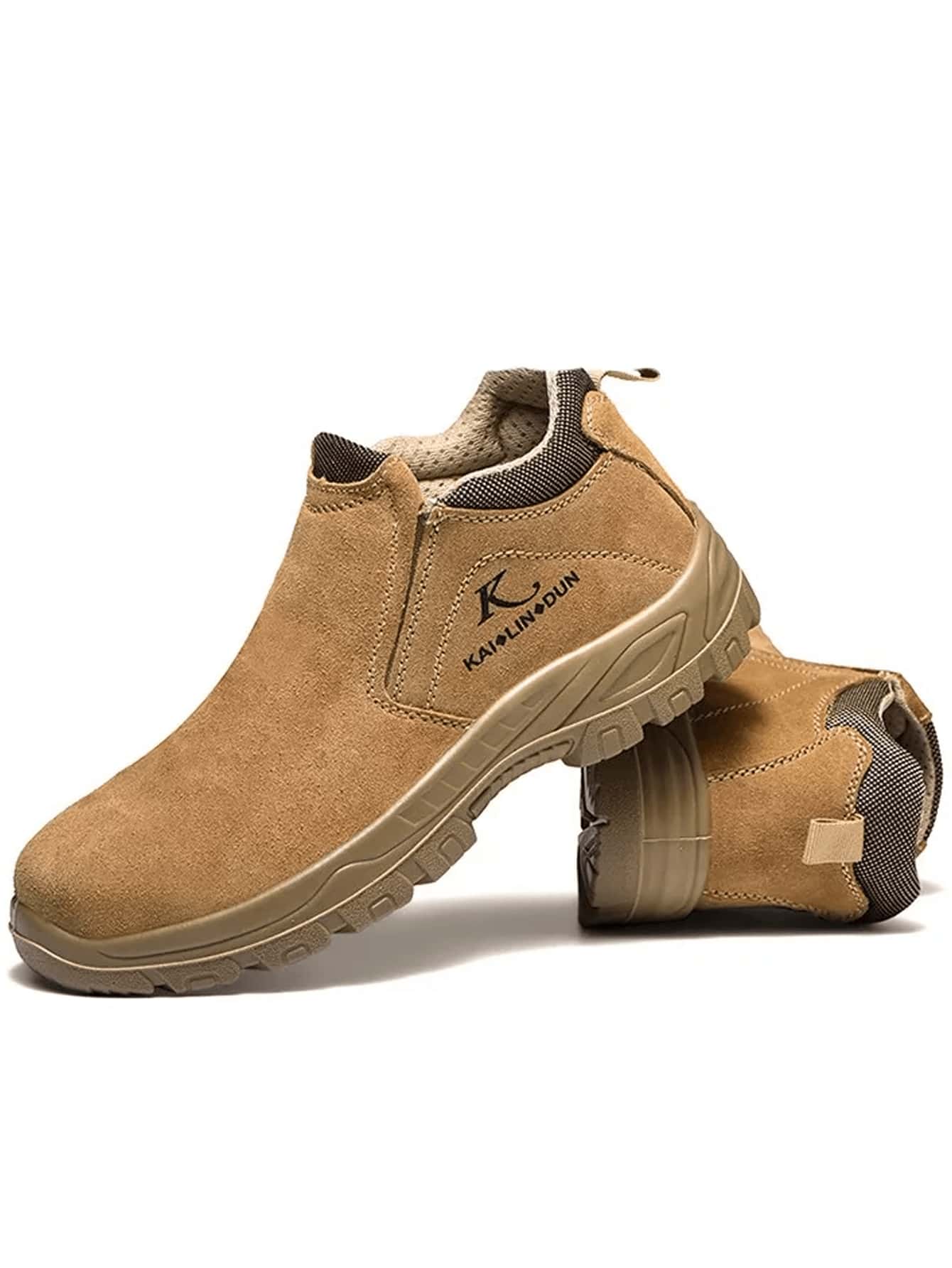 Calzado de Seguridad Industrial con Puntera de Acero para Hombre, Calzado de Trabajo y Seguridad para Hombre, Resistente a Lesiones por Objetos Punzantes y Aplastamiento, Resistente al Polvo y Antideslizante, Botas de Trabajo para Hombre con Puntera de Acero Aislante y Antifricción para Soldadura y Prevención de Chispas, Adecuado para Sitios Industriales y Sitios de Construcción.