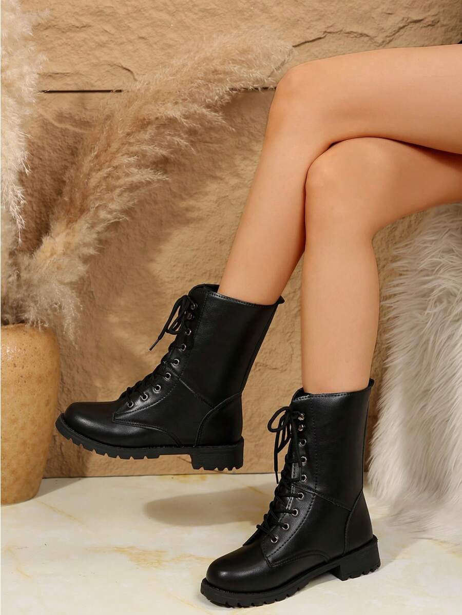 Women Black Ankle Boots, Boots, Short Boots, New Autumn Winter Boots