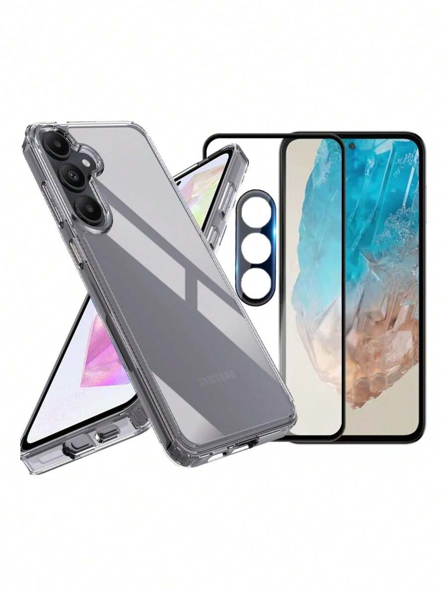 Capa Case Anti Queda Para Galaxy M35 6.6 + Pelicula 3d + Cam