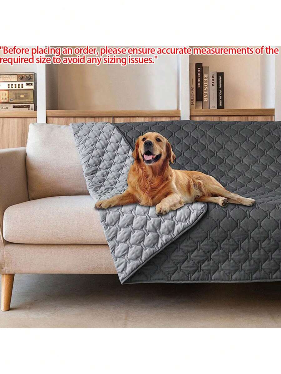 Double-Sided Waterproof Pet Bed Mat, Pet Blanket, Sofa Furniture Protector Cover, Suitable For Small/Medium/Large Cats, Dogs, Small Animals, Max Weight Capacity 34kg
