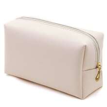 1 pieza Bolsa portátil de almacenamiento de maquillaje - Neceser de viaje con cremallera para cosméticos y artículos de aseo - Organiza y protege tus artículos de belleza esenciales para la decoración del hogar de otoño